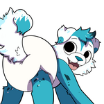 Diaper Butt Sticker YCH